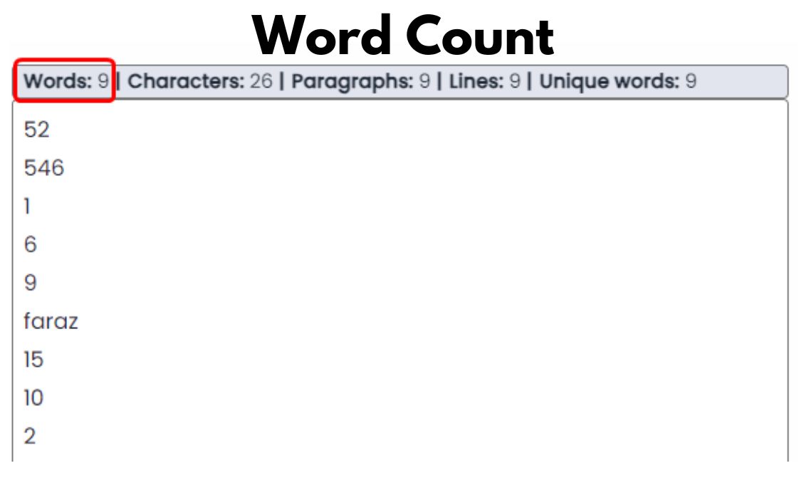Word Counter Tool